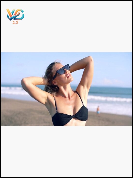 Trendy Oversized Square Cateye Polarized Sunglasses Big Frame Shades main image 7